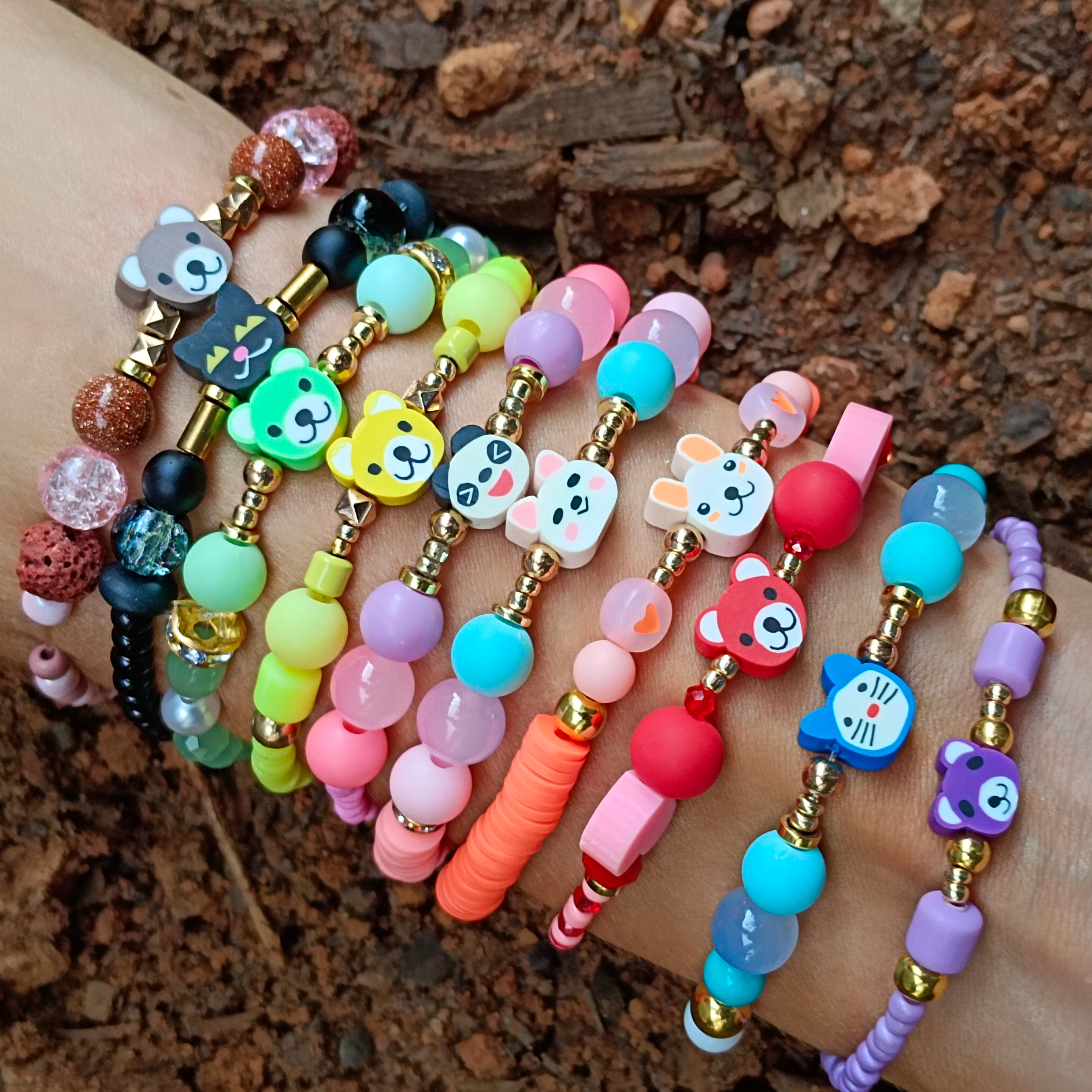 A Hop Skip and a Peach Bracelet