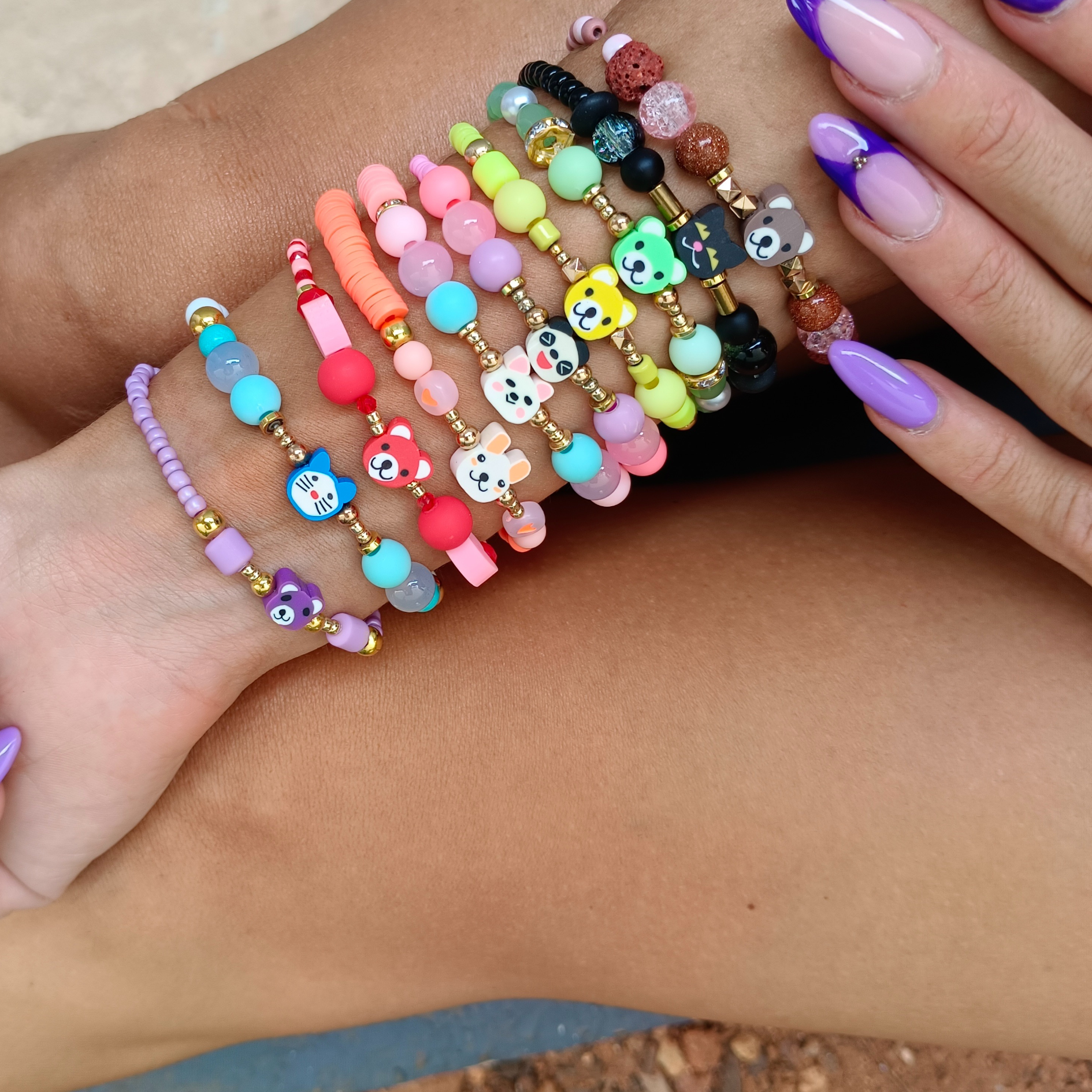 A Hop Skip and a Peach Bracelet